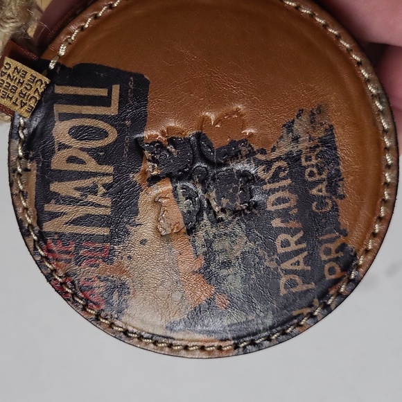 Patricia Nash Vintage Patch Turno Mirror - Picture 5 of 9